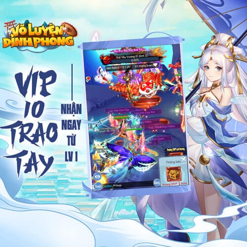 VIP 10 trao tay – Nhận Ngay Từ Level 1