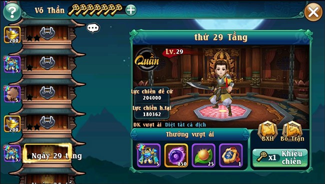 Cách lên đồ cho nhân vật