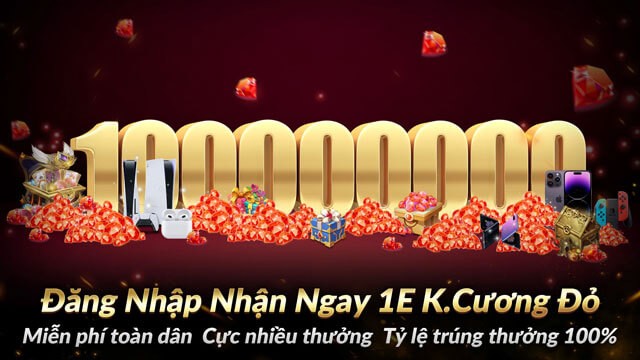 Đăng nhập nhận ngay 1E Kim Cương Đỏ