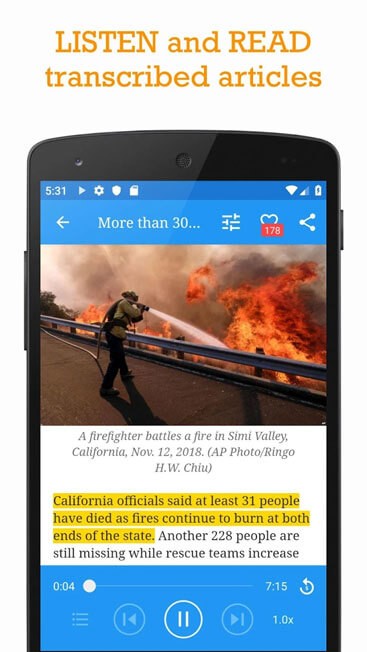 Nghe, đọc Tiếng Anh