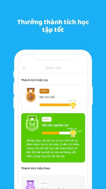 Lưu lại thành tích học tập