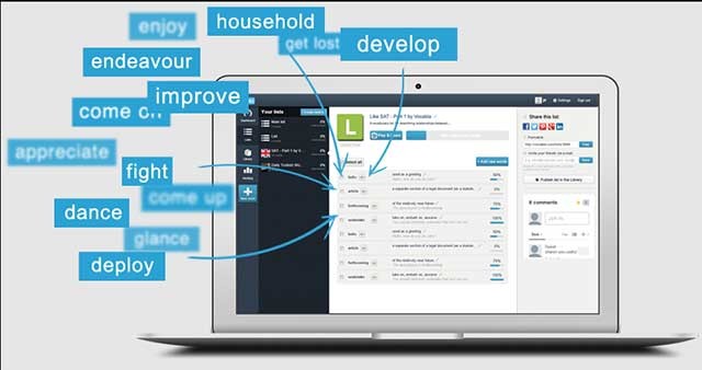 Bạn có thể truy cập Vocabla để học hàng ngày trong 15, 30 phút hoặc 2 tiếng