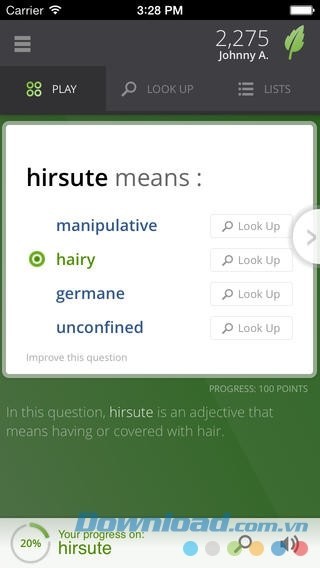 Vocabulary.com cho iOS