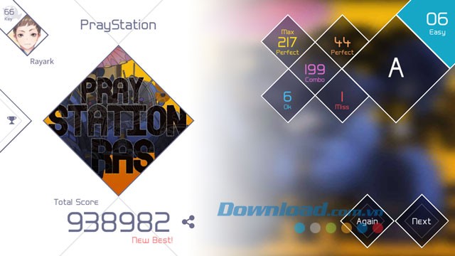 Giao diện chơi game VOEZ trên Android