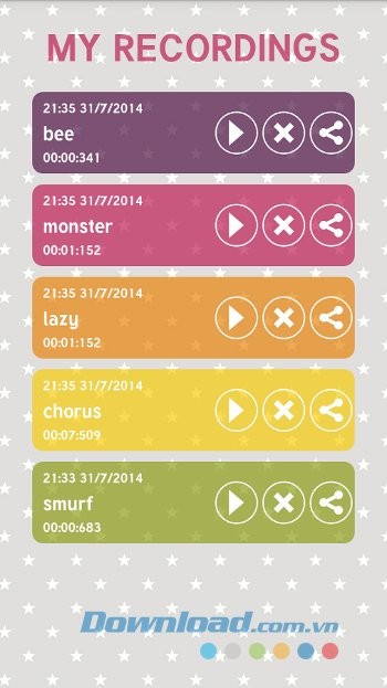 Ghi âm giọng nói với Voice Changer