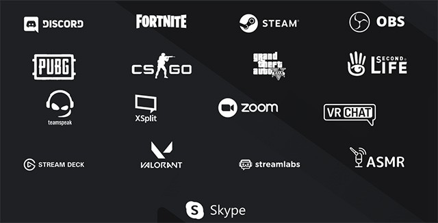 Voice Mod được sử dụng trong rất nhiều game, dịch vụ và chương trình phổ biến