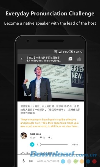 Cải thiện khả năng phát âm hàng ngày