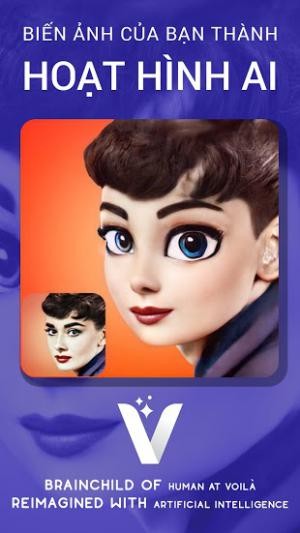 Voila AI Artist biến ảnh của bạn thành tranh hoạt hình