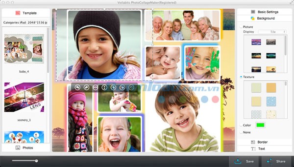 Voilabits PhotoCollageMaker cho Mac