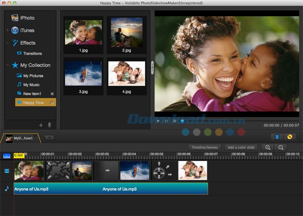 Voilabits PhotoSlideshowMaker cho Mac