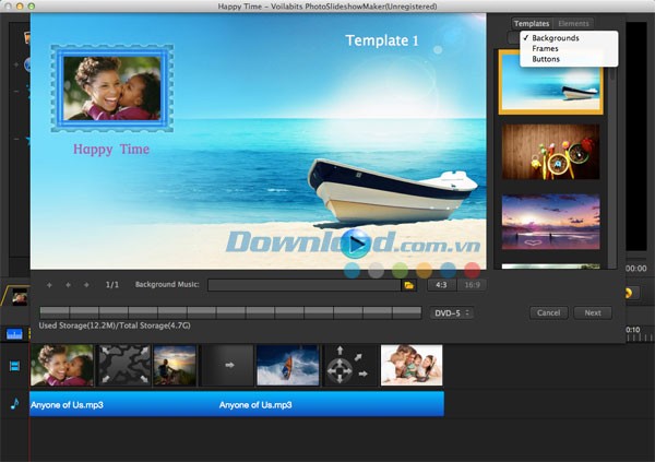 Voilabits PhotoSlideshowMaker cho Mac