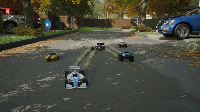 Lái những chiếc xe đồ chơi điều khiển từ xa và cạnh tranh với những người khác trong game Volt Recharge