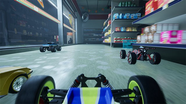 Chinh phục nhiều đường đua khác nhau trong Volt Recharge game với địa hình, bố cục, chướng ngại vật đặc biệt