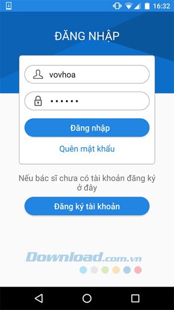 Đăng nhập VOV DOCTOR24