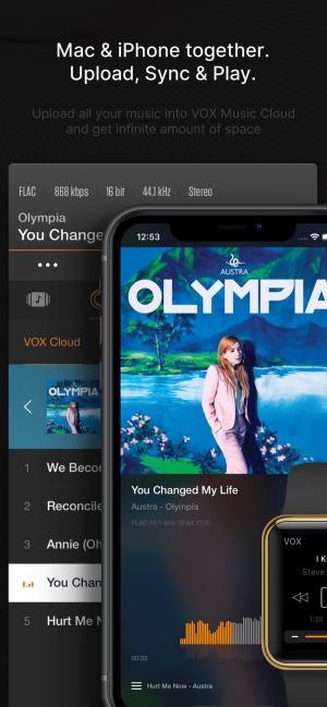 VOX hỗ trợ cả công nghệ AirPlay độc quyền của Apple