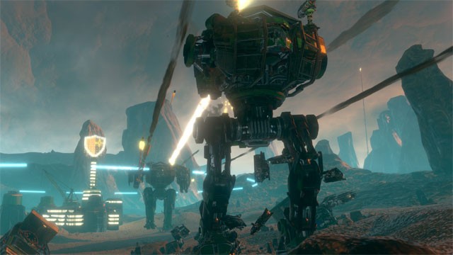 Vox Machinae nhấn mạnh vào các trận đánh hành động nhanh, sôi nổi