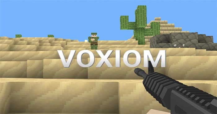 Voxiom là game bắn súng thời gian thực với các bản đồ có thể phá hủy
