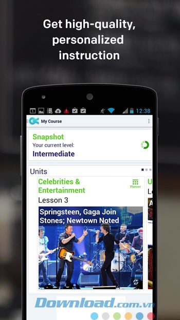 Tính năng của ứng dụng Voxy trên Android