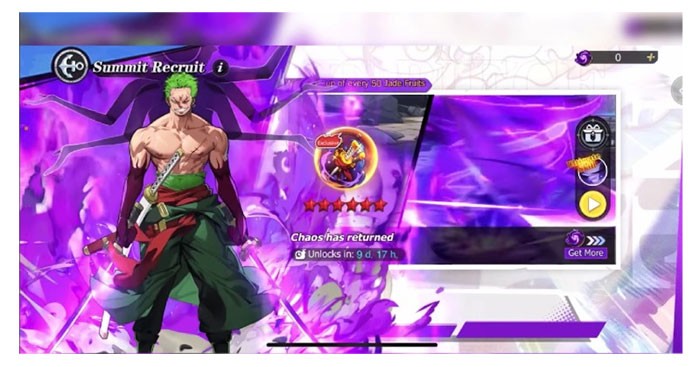 Cách để có được Asura Zoro & Gear 5 Luffy khi chơi Voyage The Grand Fleet