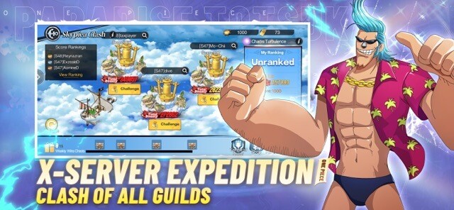 Cuộc thám hiểm X-Server, đụng độ với tất cả các bang hội