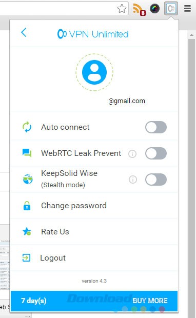 Các lựa chọn cài đặt