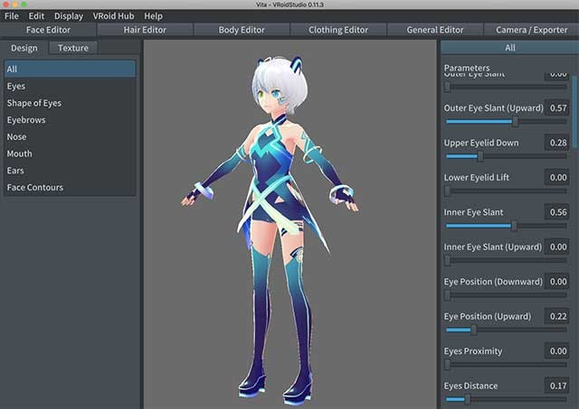 VRoid Studio là ứng dụng tạo avatar 3D dễ sử dụng