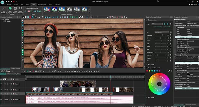 VSDC Free Video Editor là phần mềm chỉnh sửa video, làm video đa chức năng