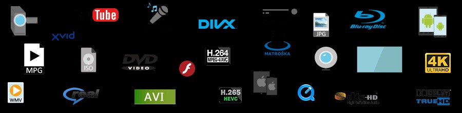 ConvertXtoDVD hỗ trợ tất cả các định dạng