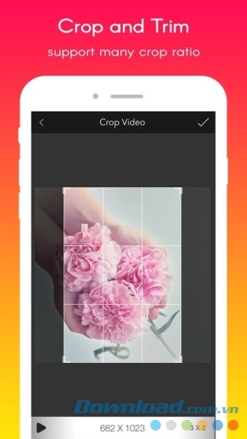 Cắt ghép video với tỉ lệ bất kỳ