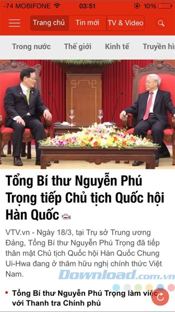 Trang chủ VTV News