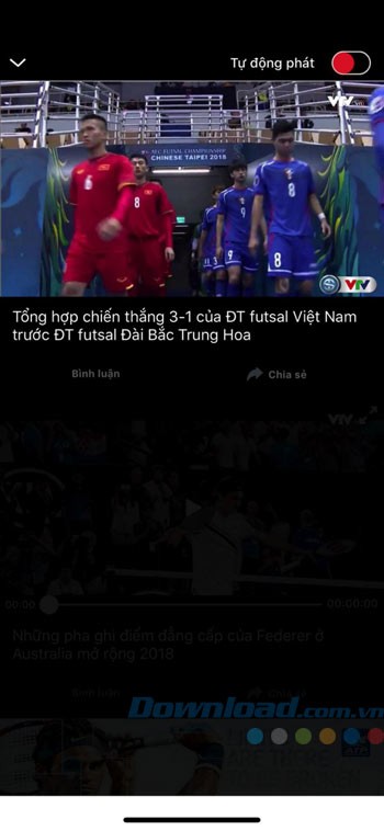 Tự động phát Video