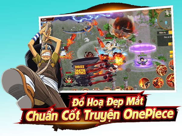 Đồ họa đẹp mắt, chuẩn cốt truyện One Piece