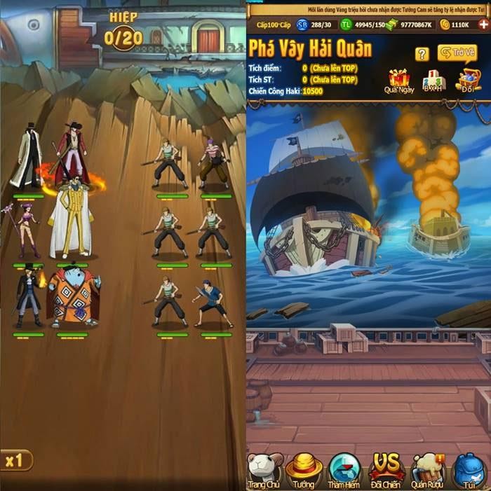 Tải game nhập vai Vua Hải Tặc cho Android