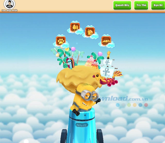 Anh chàng Minion phá hoại đảo của người khác giúp bạn