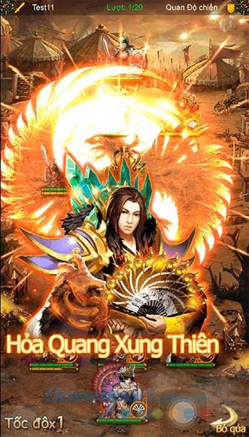 Chơi game Vua Tam Quốc