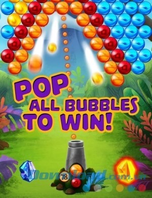 Vulcan Pop Bubble Shooter cho Android có lối chơi vui nhộn