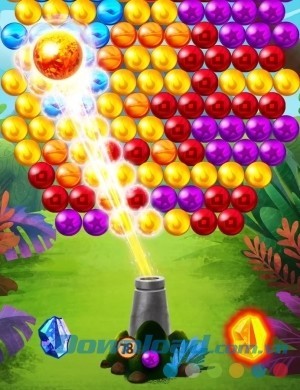 Đồ họa bắt mắt của Vulcan Pop Bubble Shooter cho Android