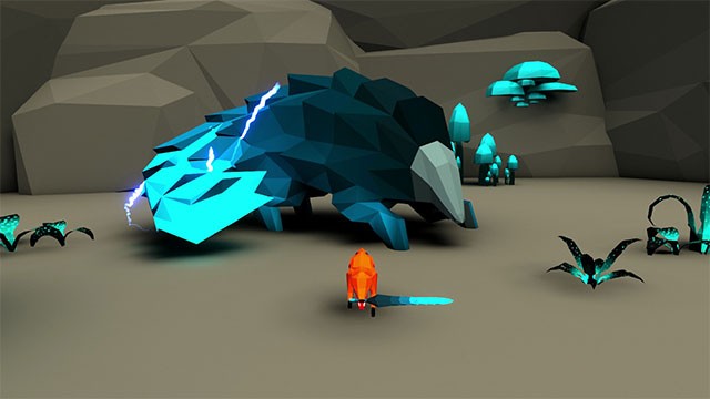 Đối đầu với quái vật khổng lồ, hung tợn