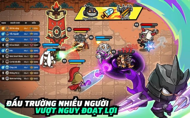 Đấu trường nhiều người, vượt nguy đoạt lợi