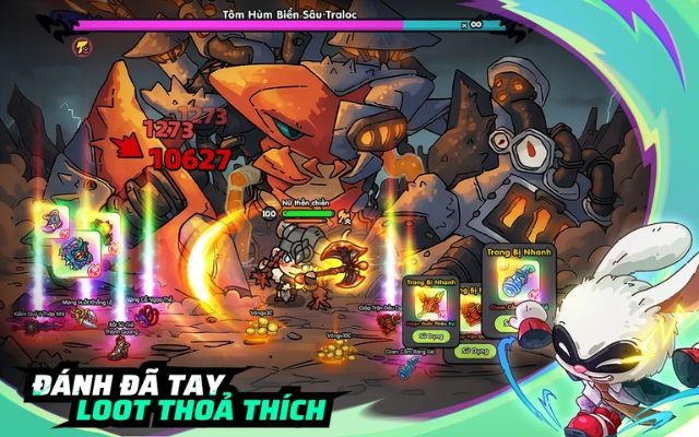 Đánh đã tay, cơ chế loot thỏa thích