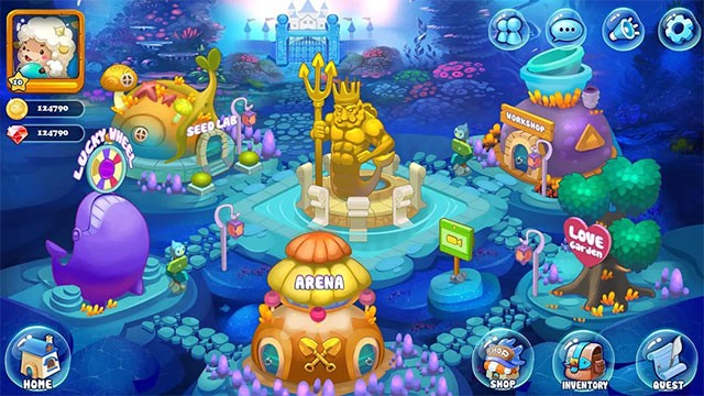 Vườn thủy cung - Game nông trại 2021