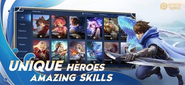 Các anh hùng độc đáo sở hữu kỹ năng tuyệt vời