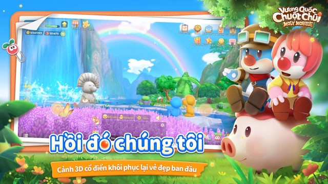 Đồ họa 3D cực bắt mắt, khôi phục lại vẻ đẹp của vương quốc Chuột Chũi