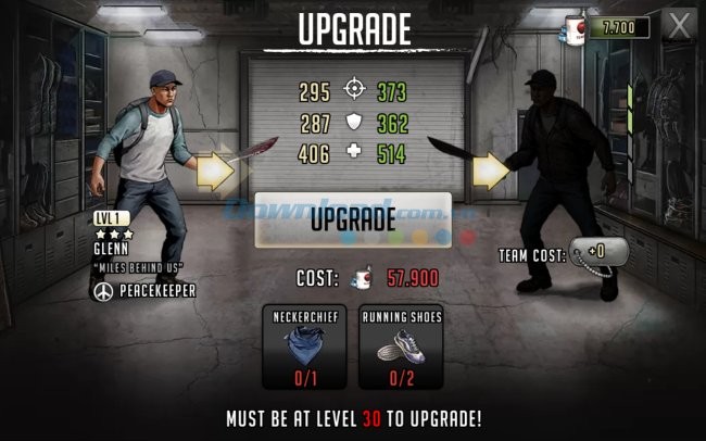 Nâng cấp nhân vật