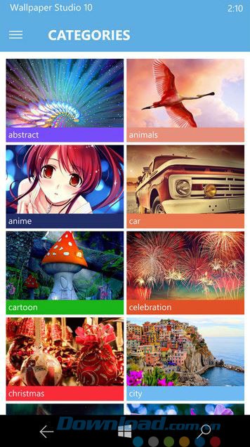 Phân loại hình ảnh theo các mục