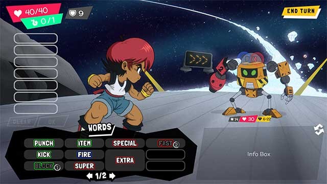 Thực hiện những đòn tấn công đặc biệt bằng cách kết hợp các từ ngữ