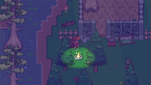 Xây dựng căn cứ, đặt tháp pháo và bẫy để chống lại thú hoang, zombie khát máu