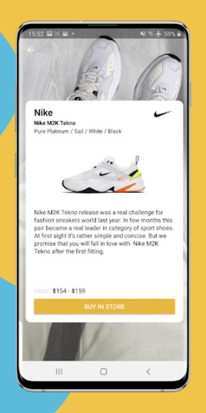 Chọn đôi giày bạn thích và xem thông tin của chúng