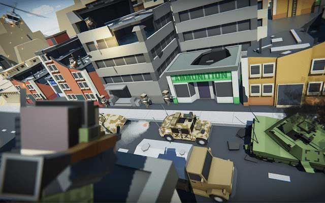 War Brokers có đồ họa hình khối khá giống Minecraft