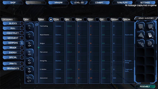 Lựa chọn từng bộ phận để lắp ráp cho xe